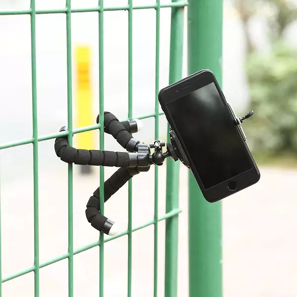 accesorios para electronica - TRÍPODE MINI FLEXIBLE UNIVERSAL PARA CELULARES, AJUSTABLE, ROTACIÓN 360 GRADO 8
