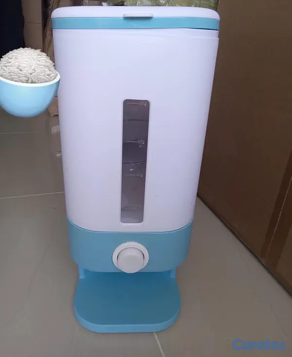 decoración y accesorios - *DISPENSADOR DE ARROZ*

▪️12 KG *(26 LIBRA)*

▪️COLOR: *AZUL*

 2