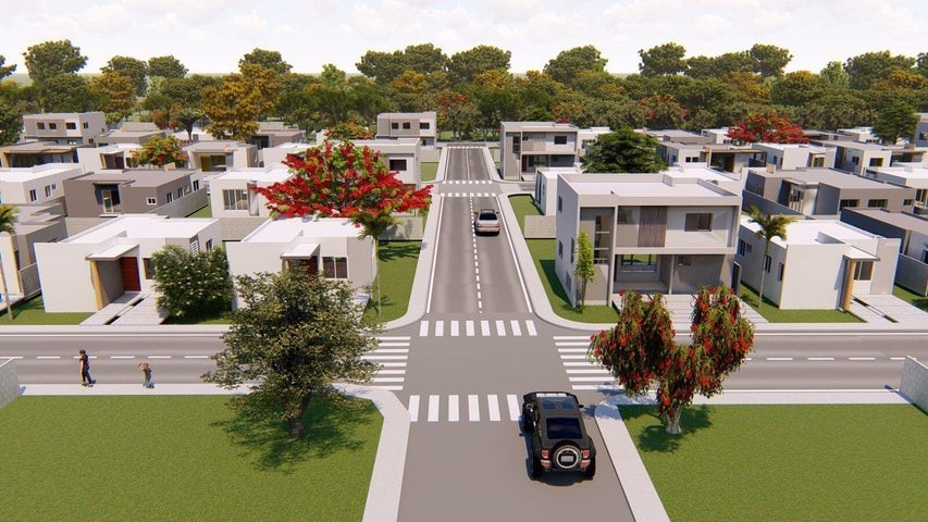 casas - Proyecto en venta Punta Cana  #24-1261 dos dormitorios, parqueo, BBQ.
 7