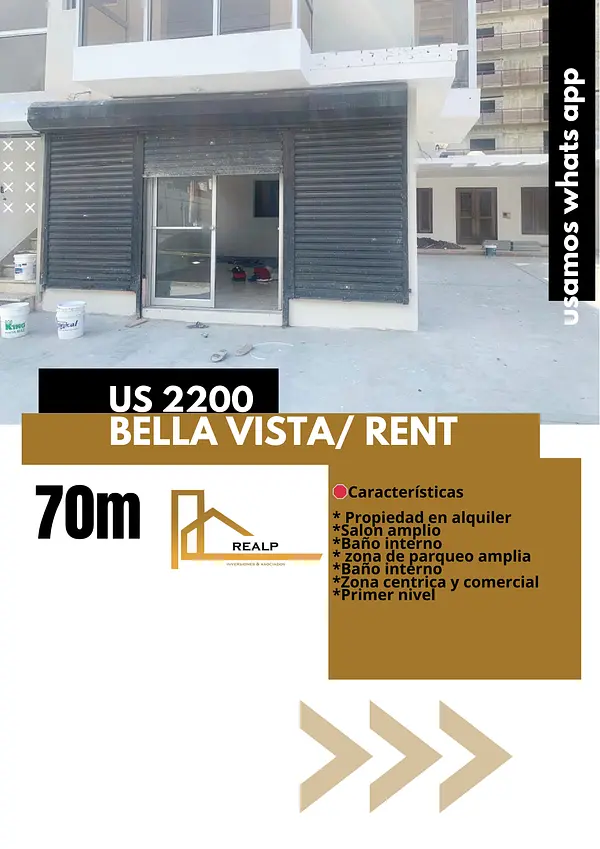 oficinas y locales comerciales - Local comercial en Bella vista  1