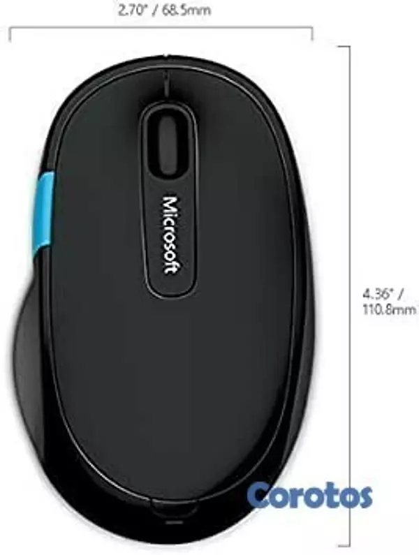 computadoras y laptops - MOUSE MICROSOFT SCULPT COMFORT WIRELESS OPTICAL, USB, COLOR NEGRO. 2
