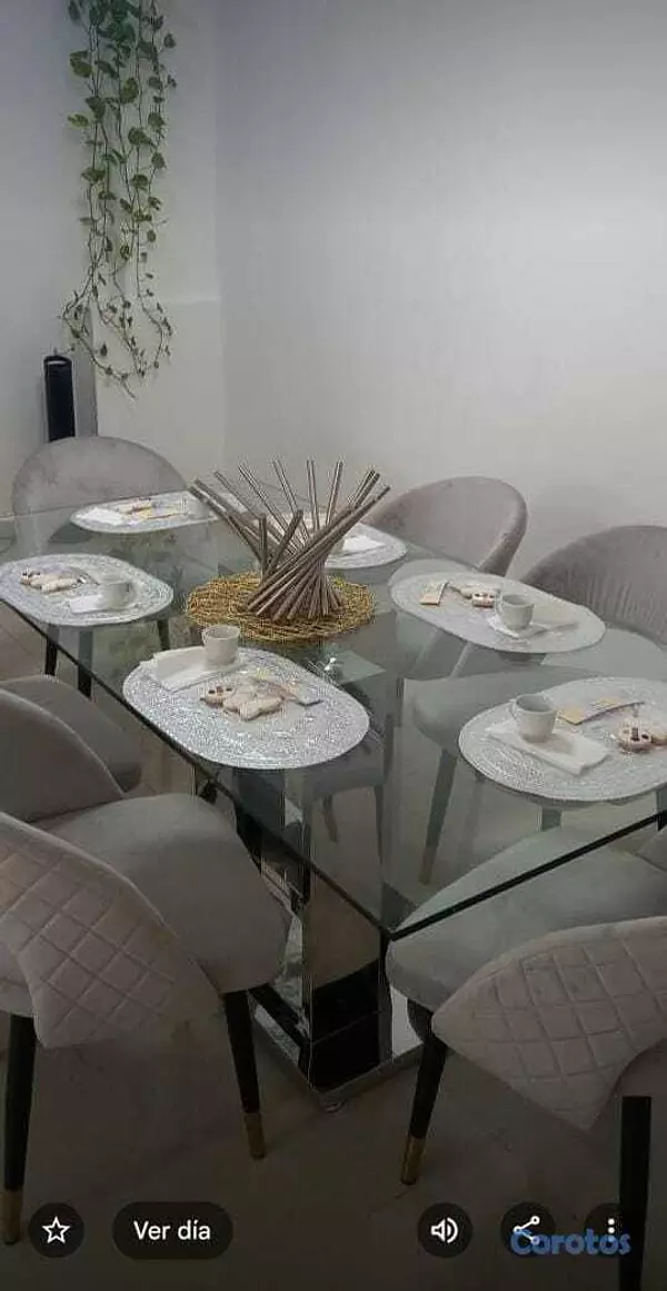 muebles y colchones - Moderno comedor rectangular 3