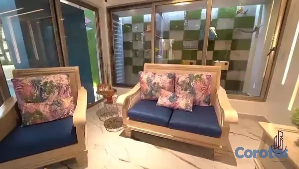 casas - vendo casa de lujo Arroyo hondo viejo 5 habitaciones con baño marquesina  3