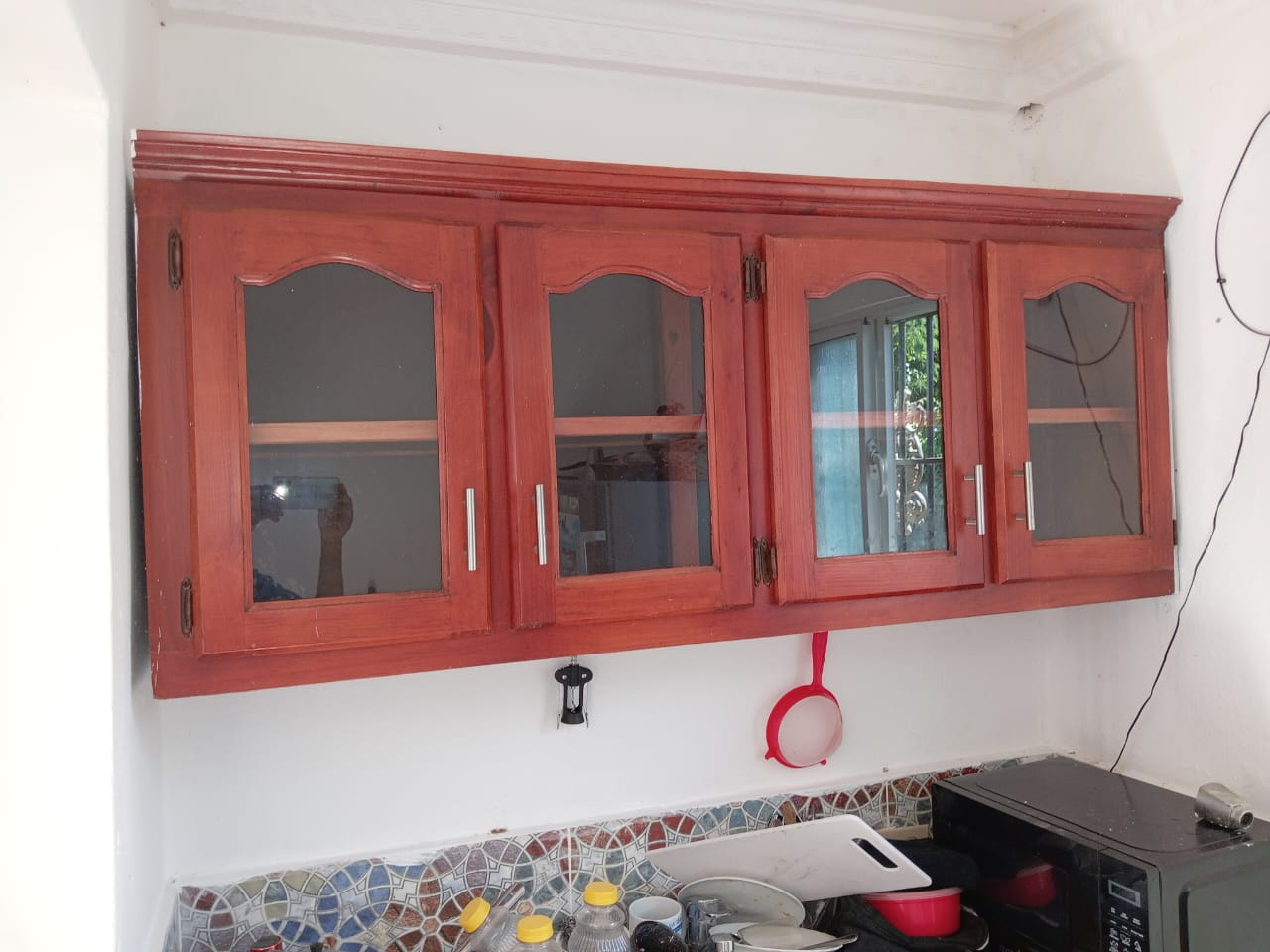 cocina - Gabinete en madera para cocina pequeña 