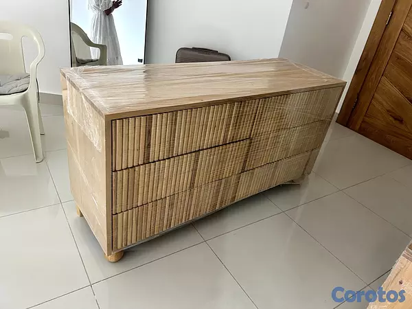 muebles y colchones - Gavetero Roble Boliviano Size Queen 5