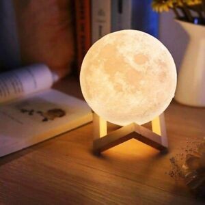 decoración y accesorios - Lampara Luna 3D Satelite Luz recargable  2
