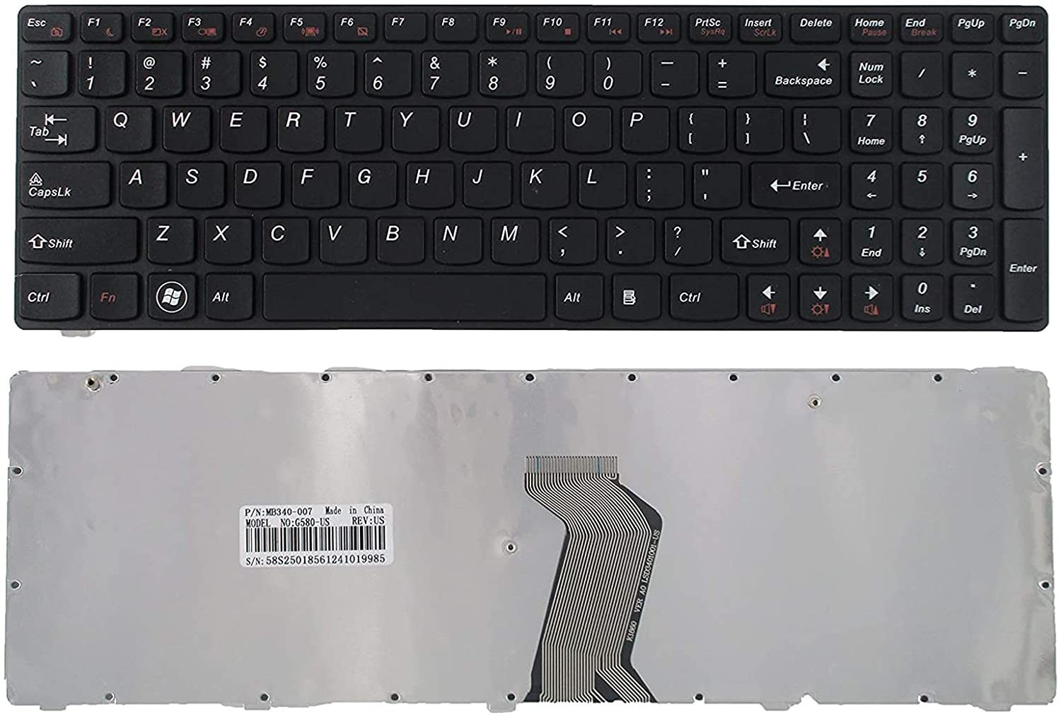 computadoras y laptops - Teclado para laptop  Lenovo..
 0