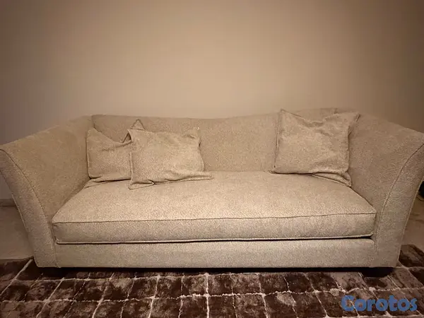muebles y colchones - Conjunto de SOFAS DE 3 personas recién tapizados 2