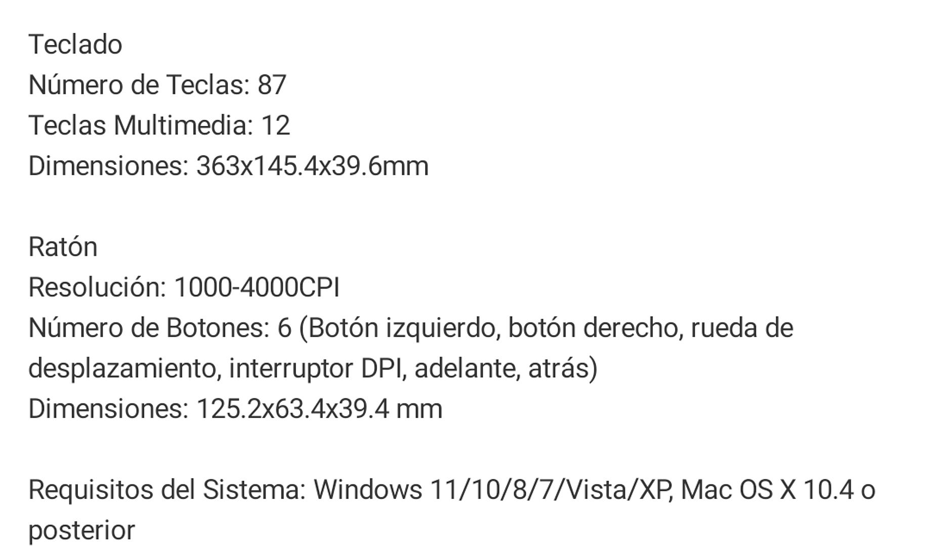 computadoras y laptops - Teclado y mouse inalámbricos recargables 2.4G con iluminación de fondo RGB 7