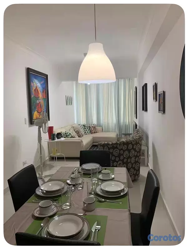 apartamentos - Se Alquila apartamento en Evaristo Morales  4