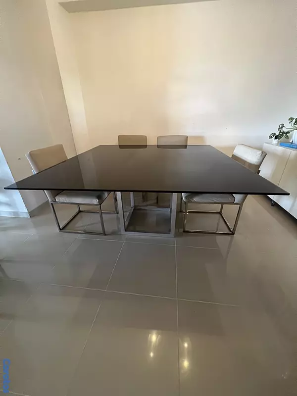 muebles y colchones - Venta de comedor de Ilumel acero inoxidable  3