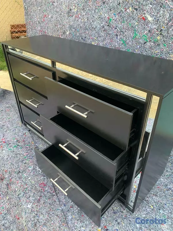 muebles y colchones - Gavetero negro  3