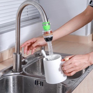 cocina - Filtro de agua de 6 capas, purificador grifo, piedra médica, boquilla de carbon 1