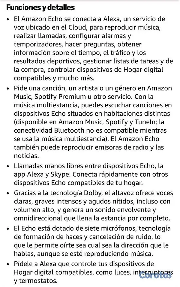 camaras y audio - Amazon Echo Altavoz inteligente con Alexa 6