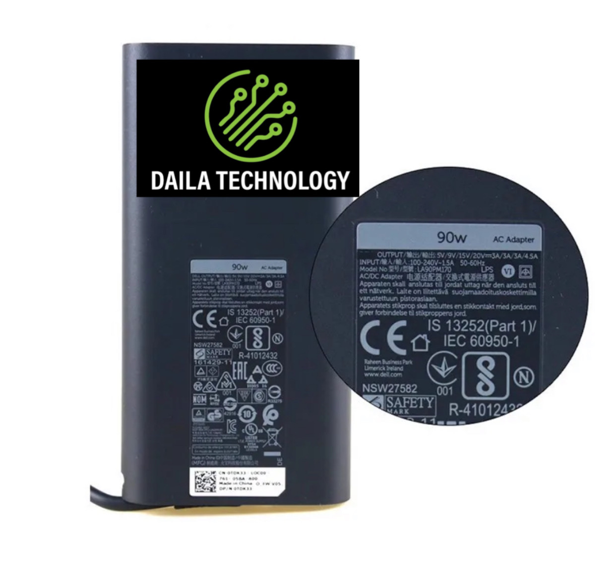 celulares y tabletas - cargador dell 90W tipo c  3