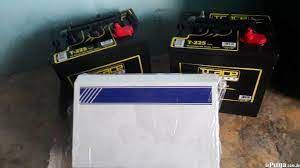 plantas e inversores - kit de inversor de 1.5kw con dos baterías  0