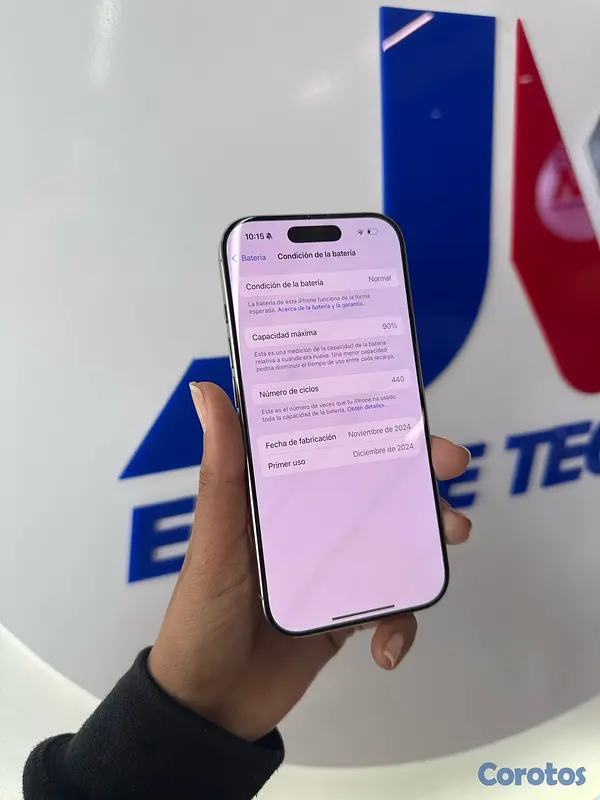 celulares y tabletas - vendo IPhone 16 pro 128gb Factory con garantía y protector de pantalla gratis  7