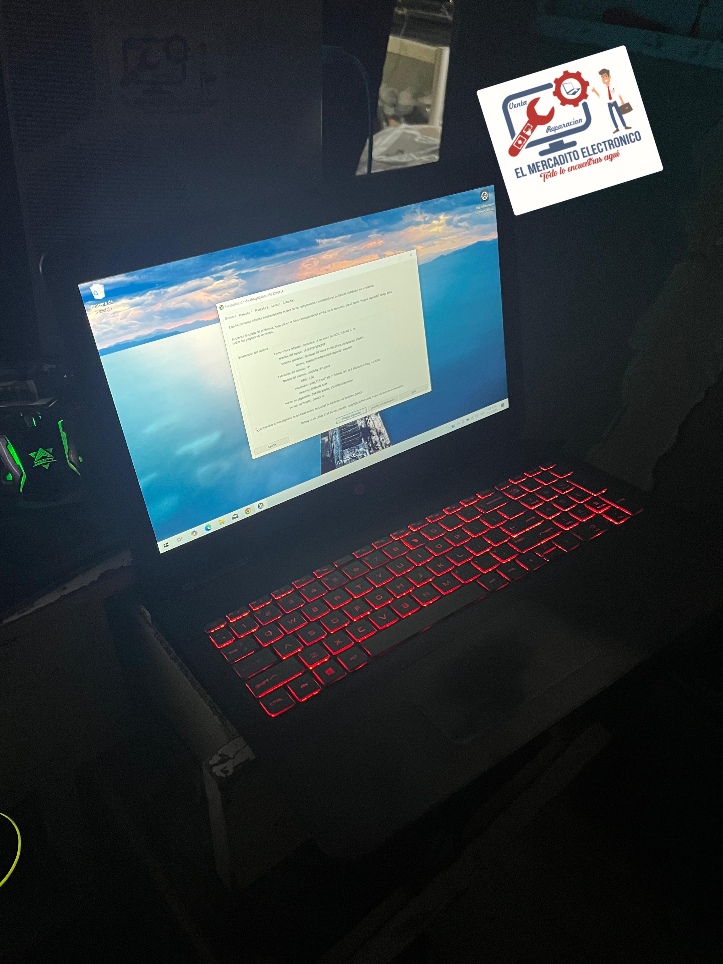 computadoras y laptops - RD$18,599 Laptop HP Omen 15-ax243dx 5