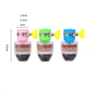 cocina - Filtro de agua de 6 capas, purificador grifo, piedra médica, boquilla de carbon 2
