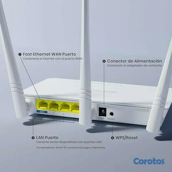 accesorios para electronica - Router Tenda F3 repetidor  3