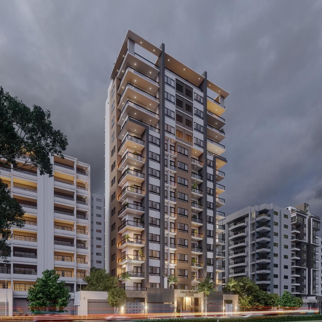 apartamentos - apartamento en serralles en venta, proximo naco  1