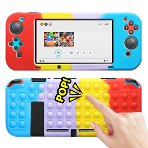consolas y videojuegos - PROTECTOR SILICON PARA NINTENDO SWITCH V2,OLED 0