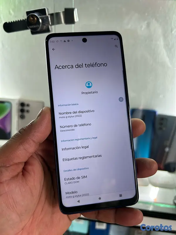 celulares y tabletas - Motorola Moto G Stylus 128GB Blue XT2211-2  5