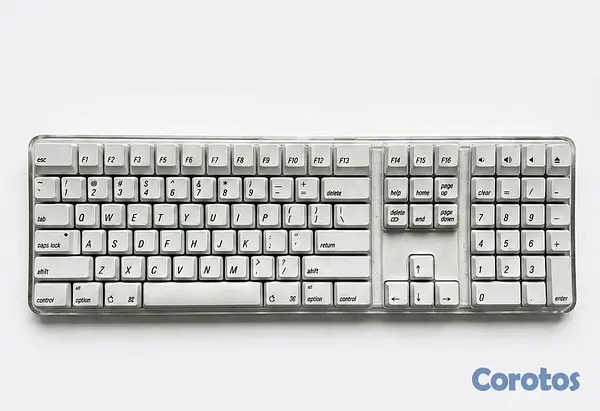 computadoras y laptops - Teclado Apple Original (Modelo A1048) 1