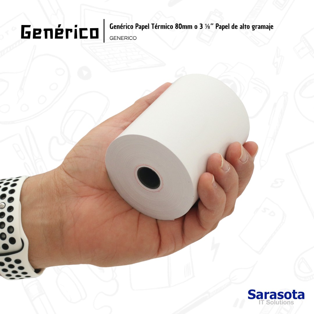 accesorios para electronica - Papel térmico para impresoras o puntos de venta 1