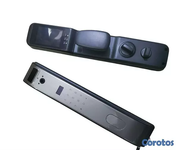otros electronicos - Cerradura inteligente wifi para puertas con camara y timbre J18A 2