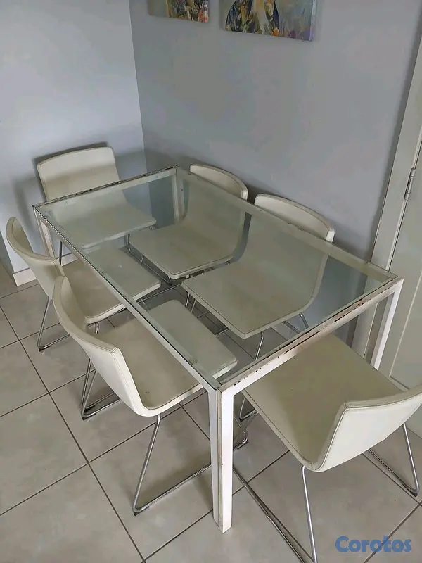 muebles y colchones - COMEDOR EN HIERRO CONTEMPORANEO  3