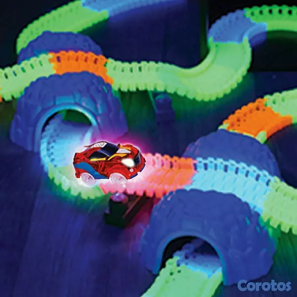 juguetes - PISTA FLEXIBLE CON CONTROL REMOTO  3