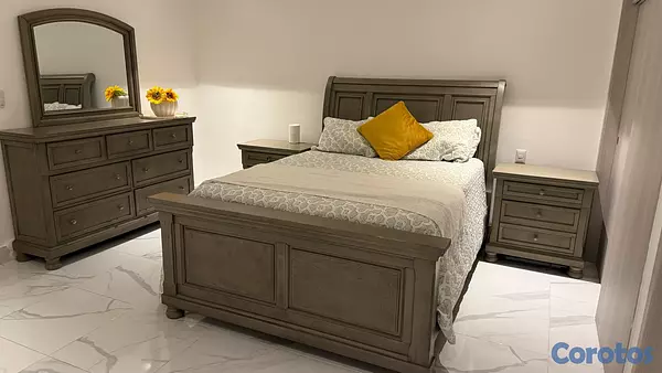 muebles y colchones - juego de dormitorio con colchón y matress  3