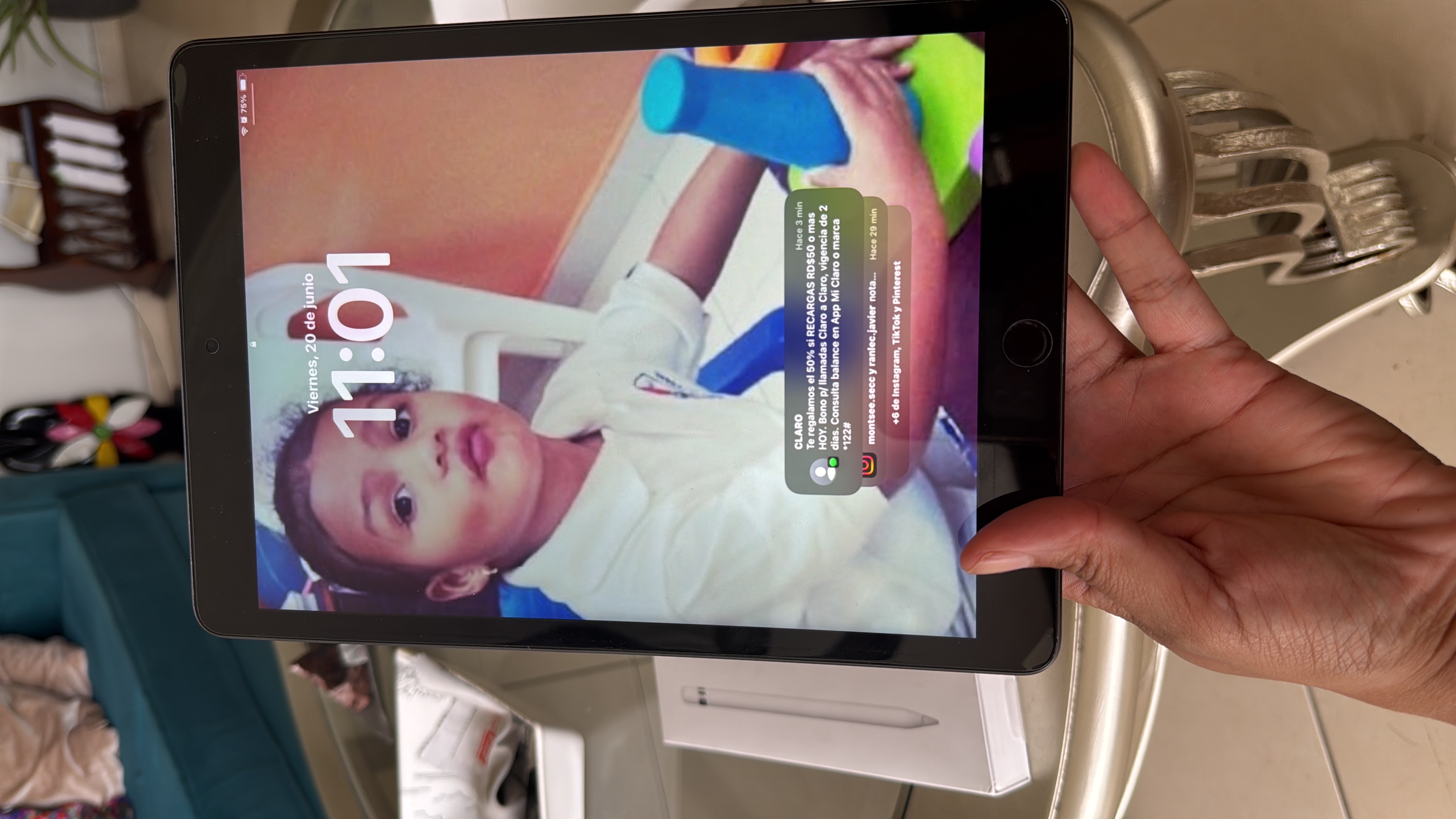 celulares y tabletas - Apple iPad Air 64gb de 9na generación con lápiz  6