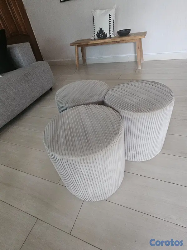 decoración y accesorios - Me mudo, estos otomanes están HERMOSOS  2
