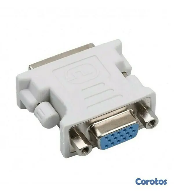 otros electronicos - Adaptador De Video DVI Macho A VGA Hembra 3