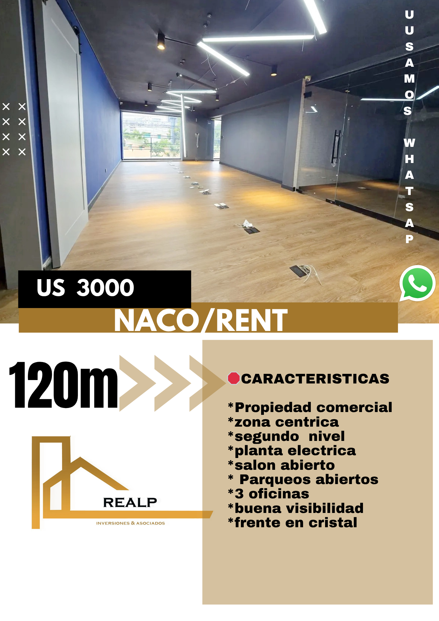oficinas y locales comerciales - Local céntrico en Naco