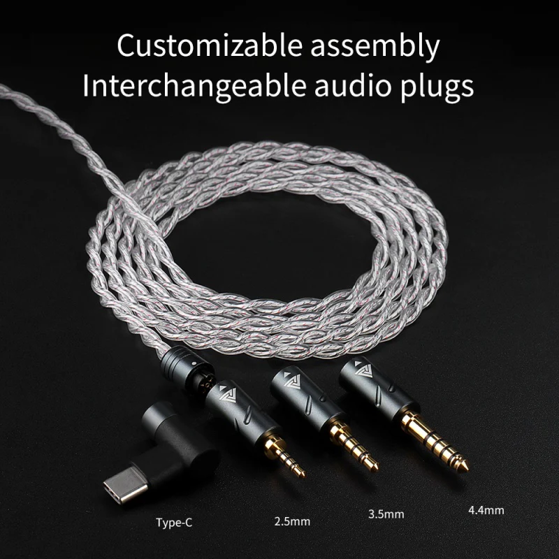 camaras y audio - Cable modular audio c/Mic para gaming QKZ Q7-Max 5