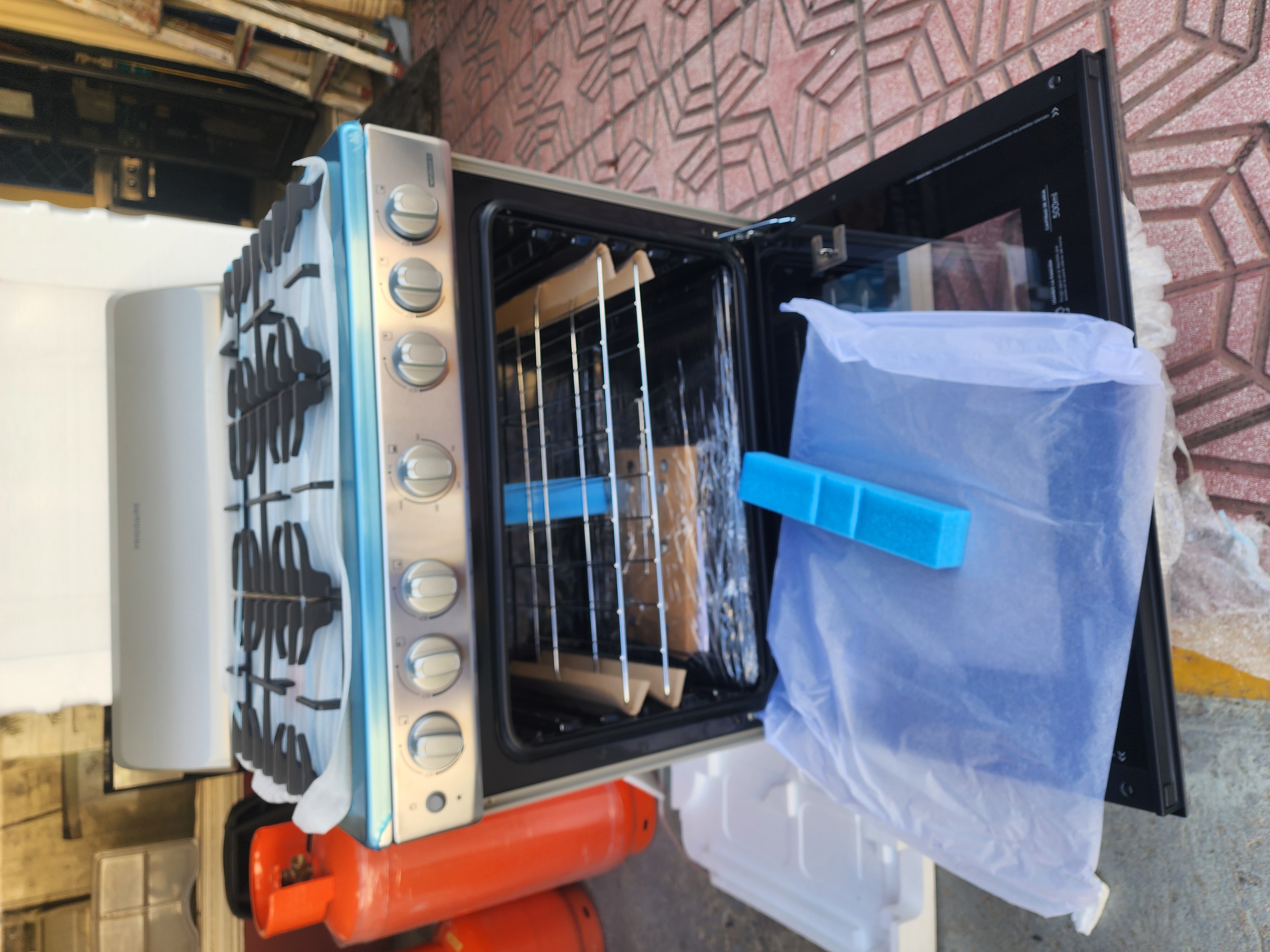 cocina - estufa frigidaire de 30 parrilla reforzadas 1