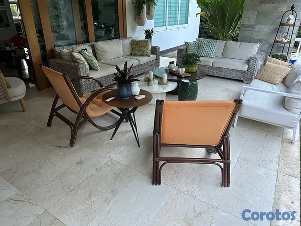 muebles y colchones - 2 sillas para terraza 3