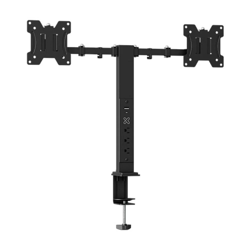 computadoras y laptops - SOPORTE PARA DOBLE MONITOR KLIPX, 13-32" CON REGLE 0
