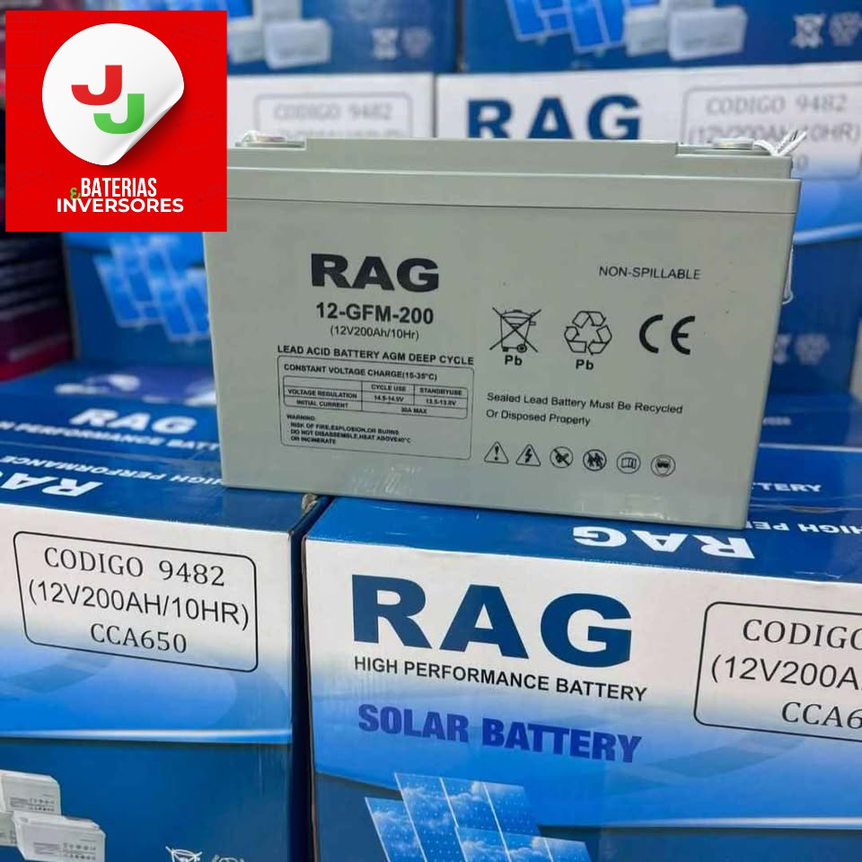 plantas e inversores - BATERIAS DE GELATINA 12V200AMP /// INVERSORES 