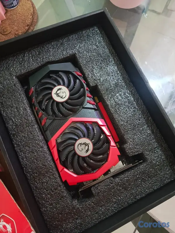computadoras y laptops - GPU 1050 TI MSI GamingX 4GB 5