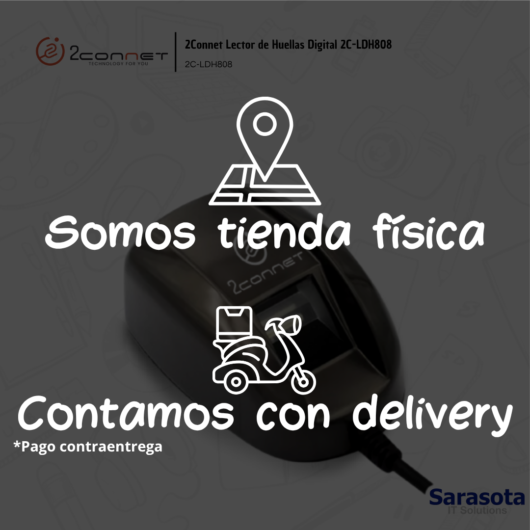 accesorios para electronica - 2Connet Lector de Huellas Digital 2C-LDH808  1