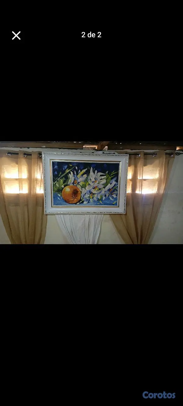 decoración y accesorios - Vendo juego de cuadro y espejo  2