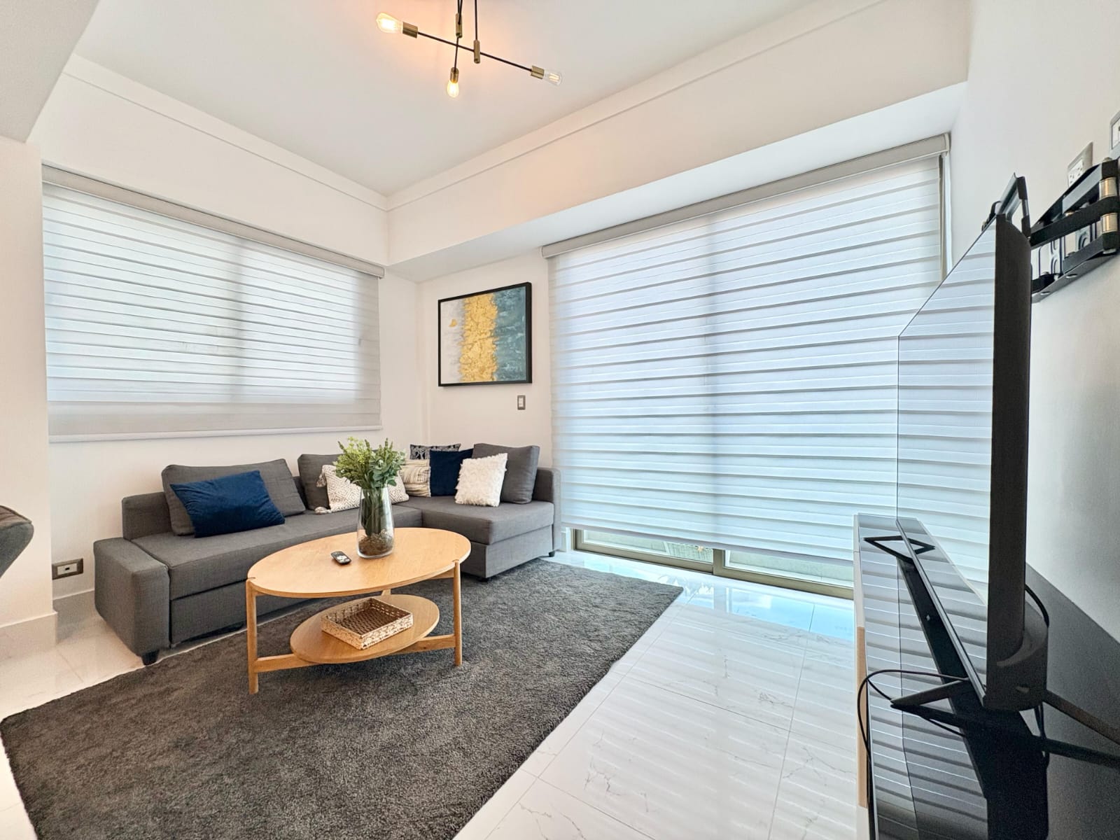 apartamentos - Alquiler Moderno y Acogedor Amueblado en Piantini 4