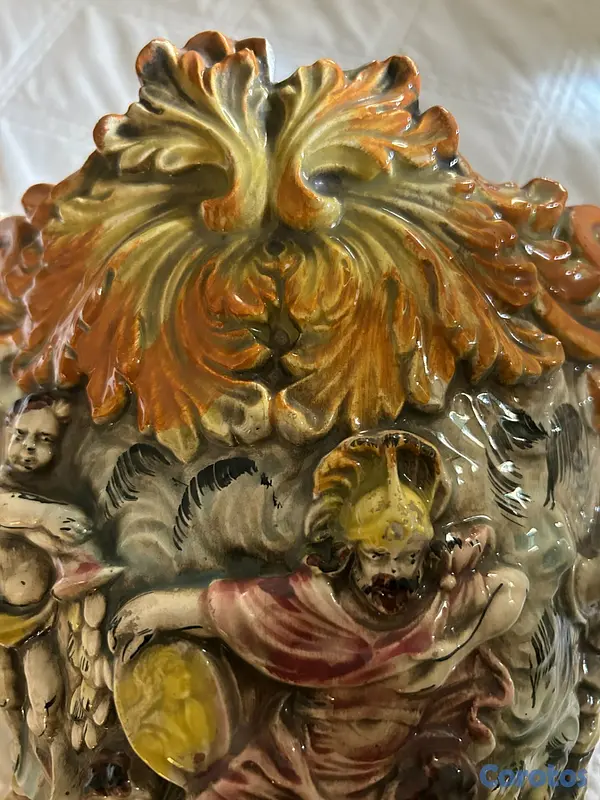 arte y antigüedades - CIRCA CAPODIMONTE PORCELANA A MANO 7