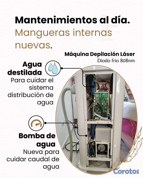 servicios profesionales - Maquina depilacion laser diodo frío 810nm 4
