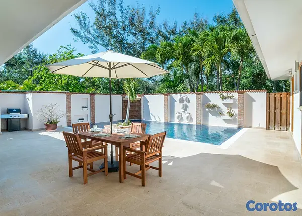 muebles y colchones - Comedor de terraza 4 sillas 3