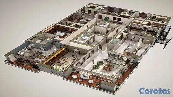 penthouses - En Venta Apartamento Piso Completo Av. Anacaona Piso 36 6